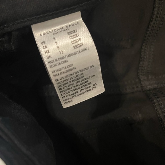 NWOT AE BLACK JEGGINGS - Picture 4 of 4